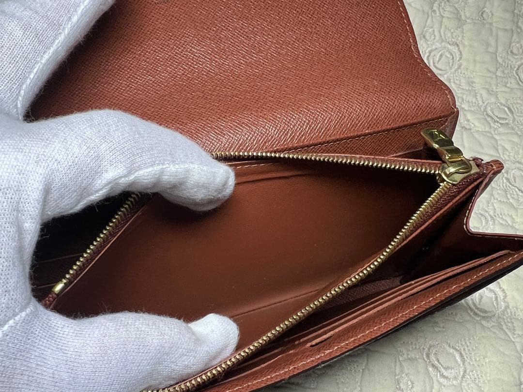 美品　ルイヴィトン 長財布 モノグラム ポルトフォイユ サラ