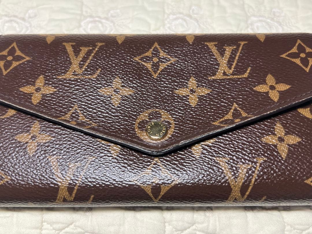 美品　ルイヴィトン 長財布 モノグラム ポルトフォイユ サラ