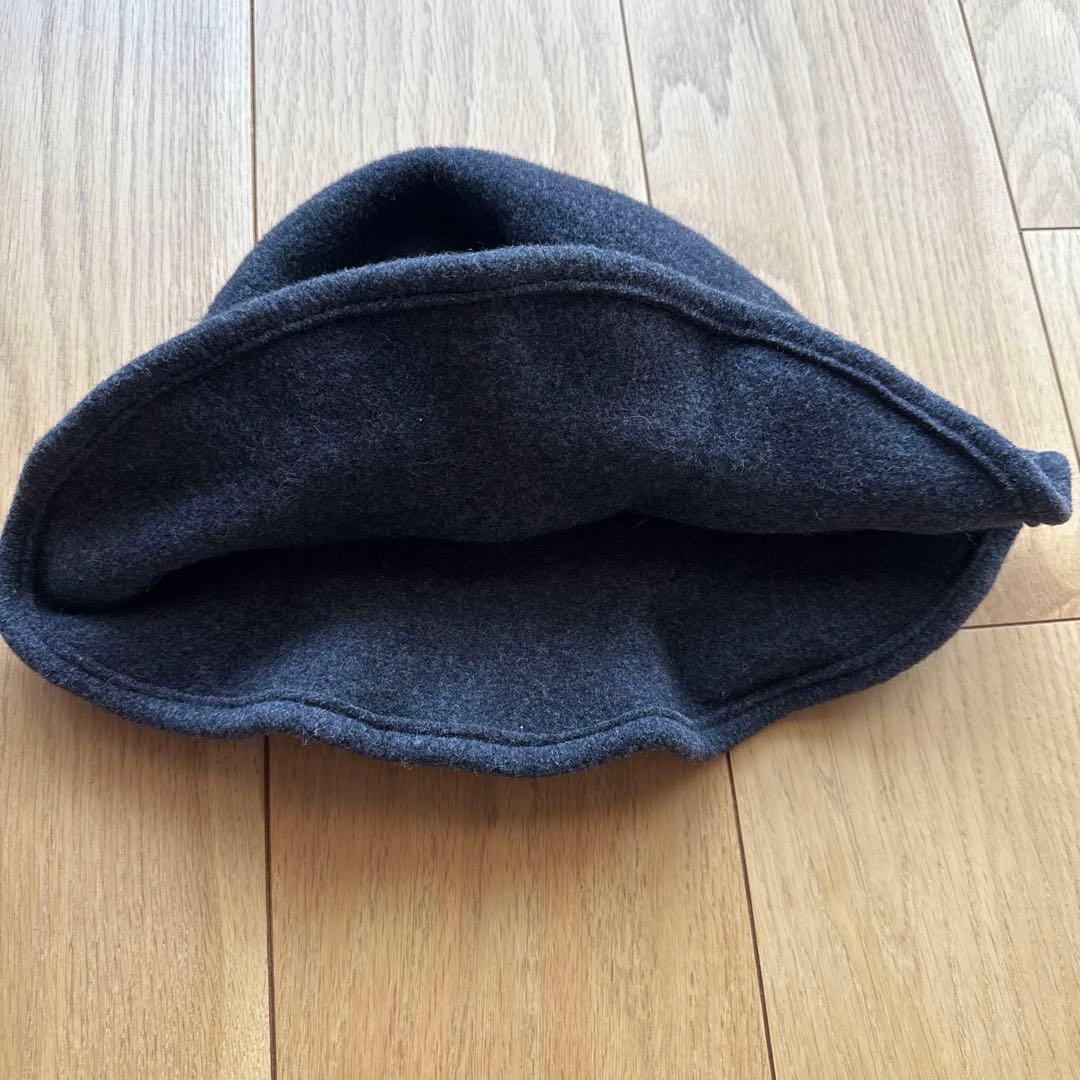 【未使用】SCHA ウールハット　グレー　ドイツ製