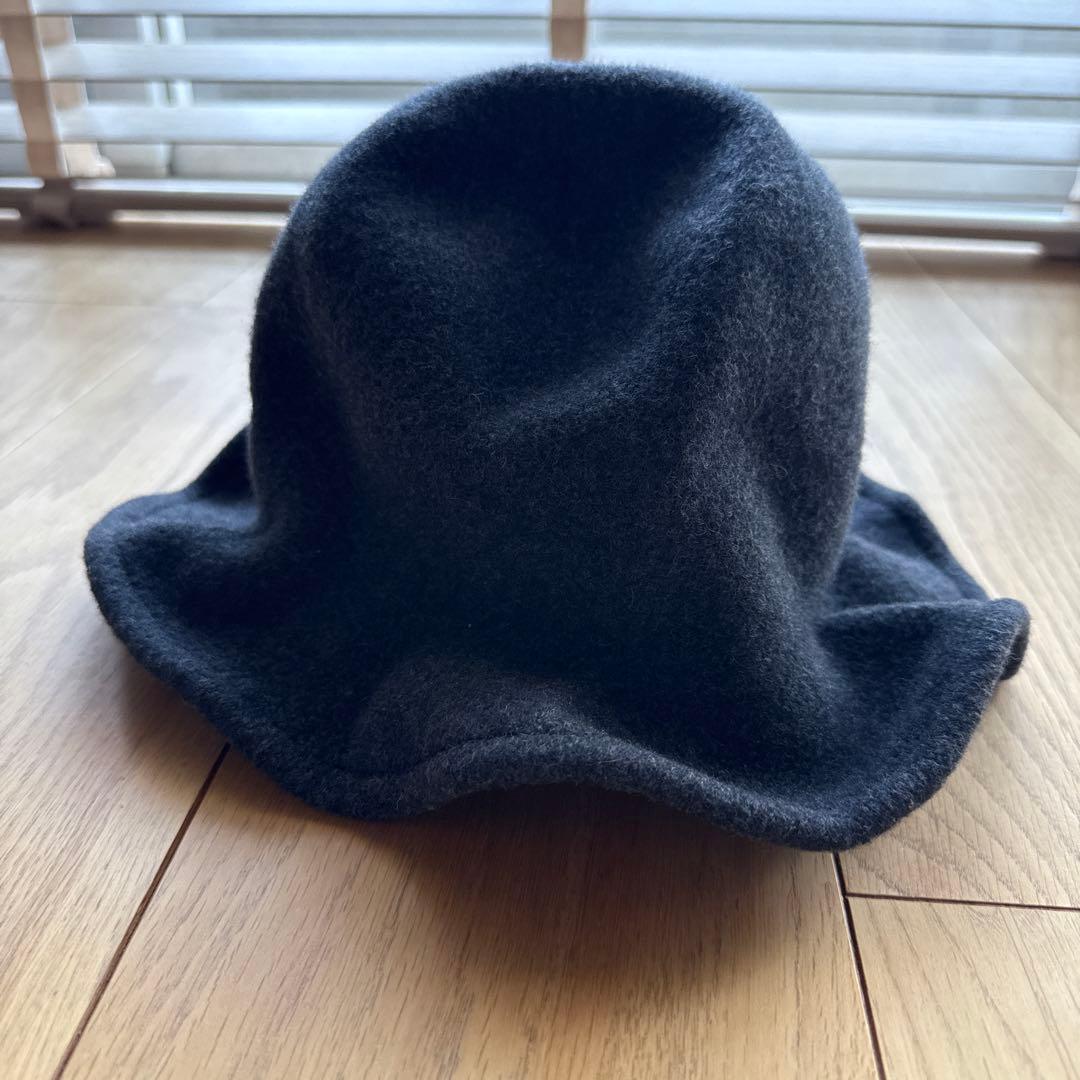 【未使用】SCHA ウールハット　グレー　ドイツ製