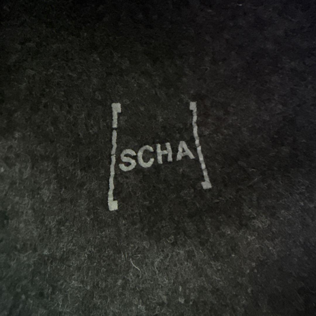 【未使用】SCHA ウールハット　グレー　ドイツ製