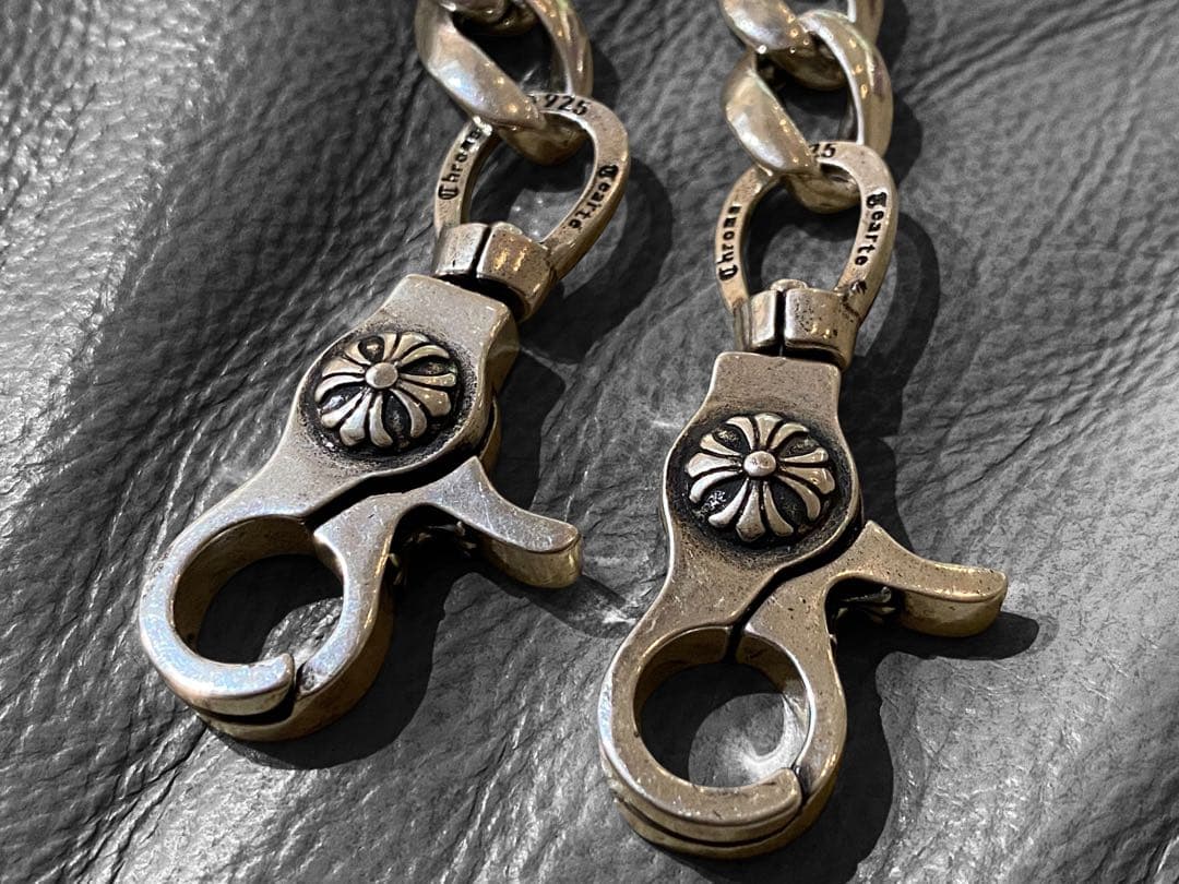 ラスト一点　シルバー　アンティーク　ウォレットチェーン　　50cmm