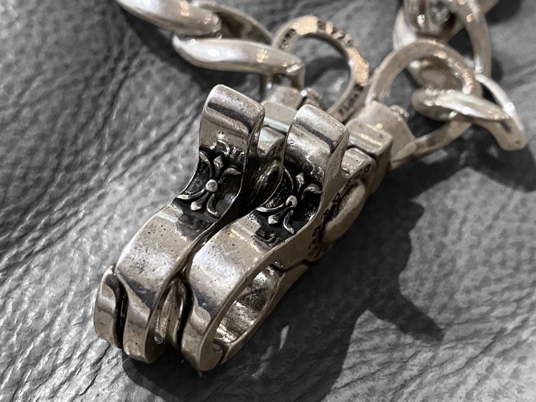 ラスト一点　シルバー　アンティーク　ウォレットチェーン　　50cmm