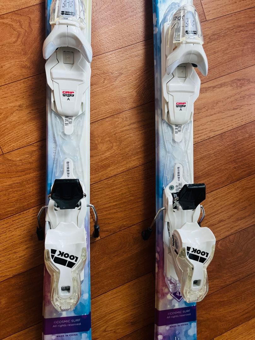 COSMIC SURF スキーセット142cm 、ブーツ24-24.5cm