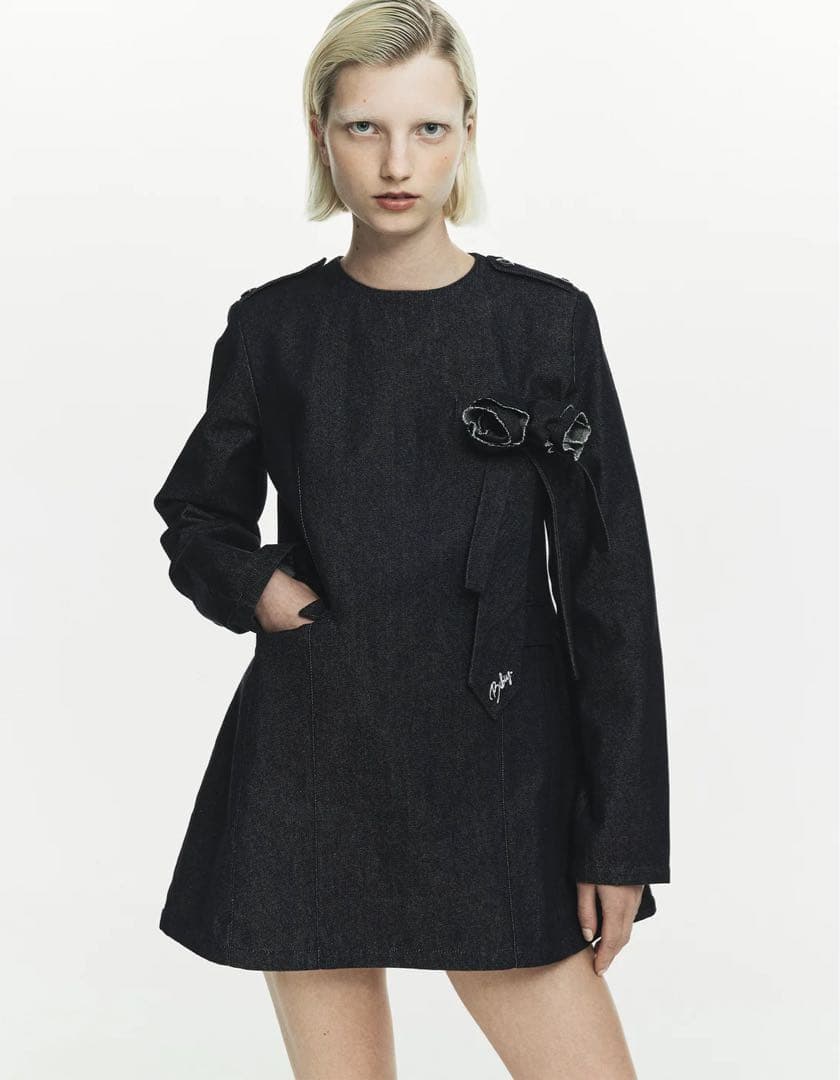 Bibiy. ROXY DENIM DRESS タグ付き