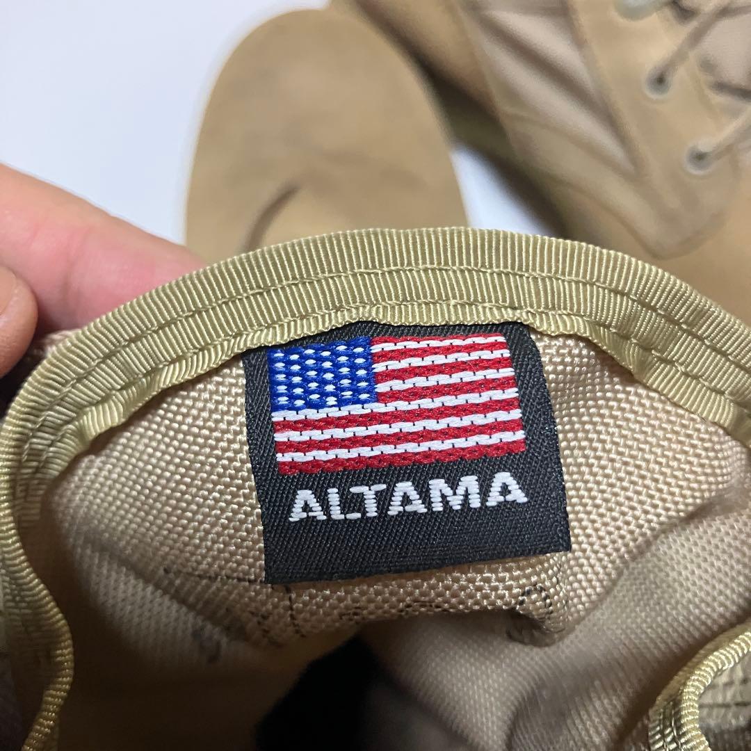 米軍　ミリタリー　コンバットブーツ　ALTAMA VIBRAM ソール　USA製