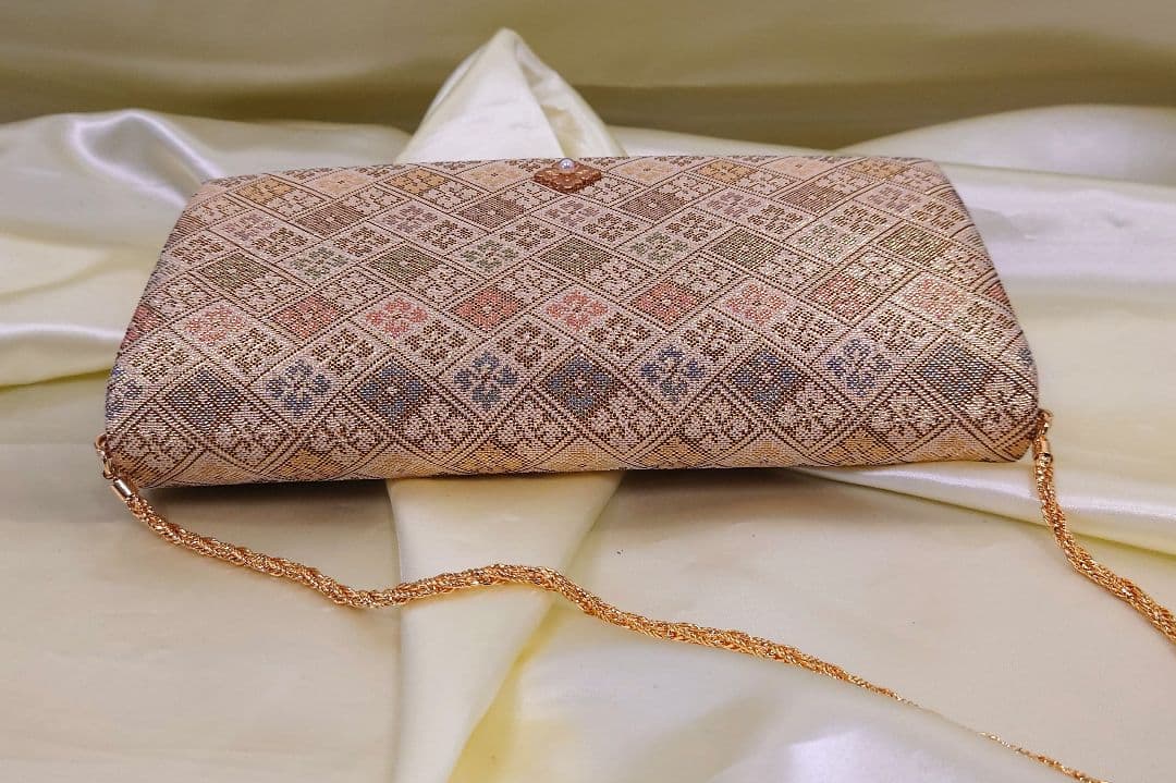 MIKIMOTO　ミキモト　西陣？和光？　和装バッグ　クラッチ