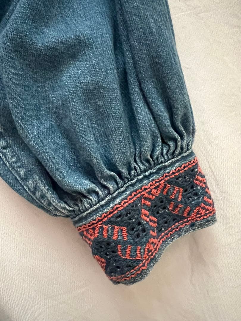 キャピタル　刺繍デニムジャケット