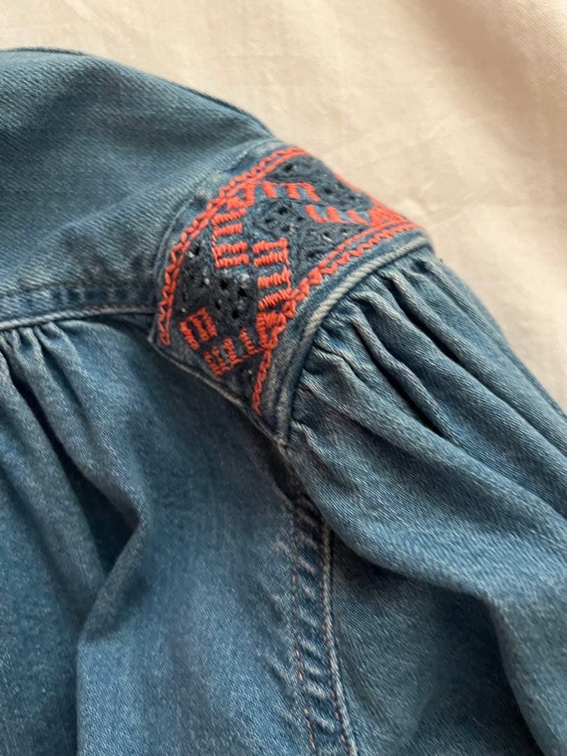 キャピタル　刺繍デニムジャケット