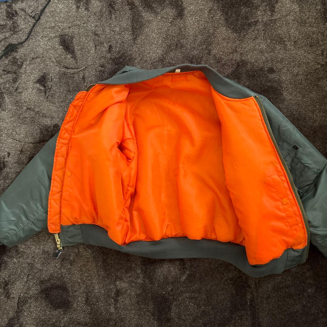 カーキ MA-1 フライトジャケット