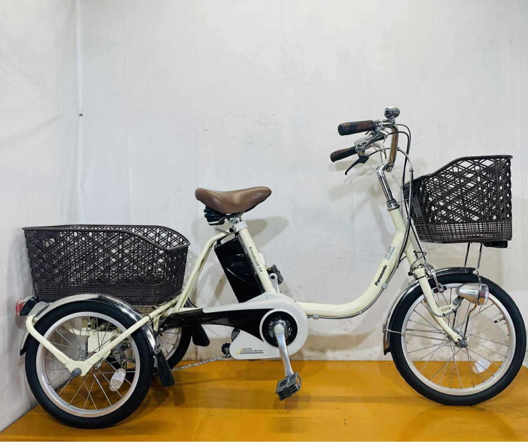 送料無料条件付き　パナソニック 電動アシスト三輪車 中古車