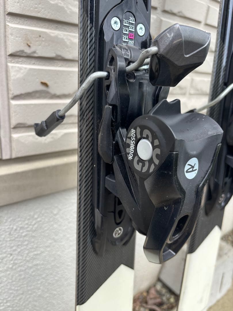 ロシニョール　Pursuit 100　163cm　激軽！使いやすい　ストック付き