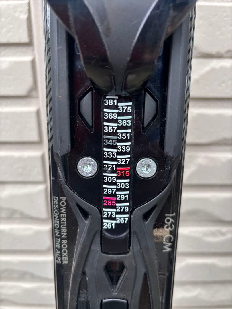 ロシニョール　Pursuit 100　163cm　激軽！使いやすい　ストック付き