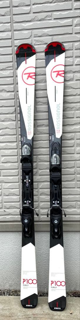 ロシニョール　Pursuit 100　163cm　激軽！使いやすい　ストック付き