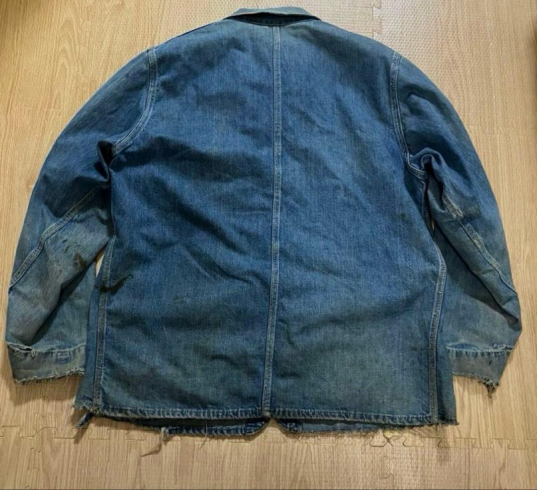 PAYDAY ペイデイ50'sカバーオール デニムジャケット ビッグサイズ　ボロ