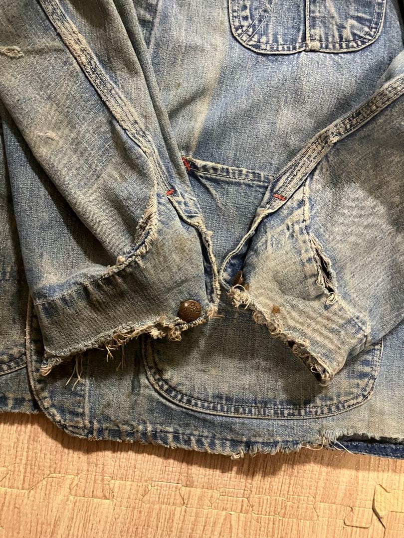 PAYDAY ペイデイ50'sカバーオール デニムジャケット ビッグサイズ　ボロ