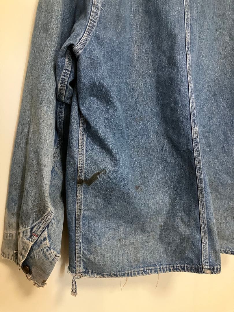 PAYDAY ペイデイ50'sカバーオール デニムジャケット ビッグサイズ　ボロ