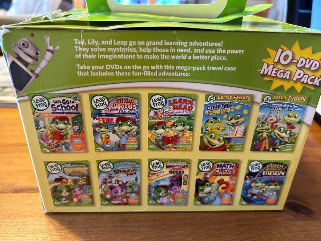 英語教材　Leapfrog 10-Dvd Mega Pack 1枚紛失