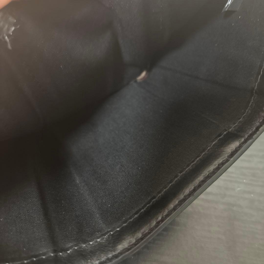 DIESEL ブラック 三つ折り財布 レザー