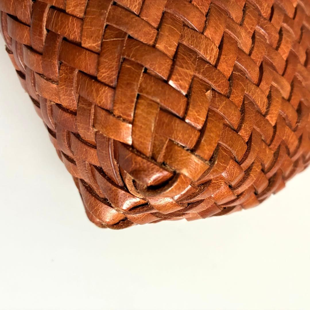 ドラゴンディフュージョン　メッシュトートバッグ　コニャックブラウン