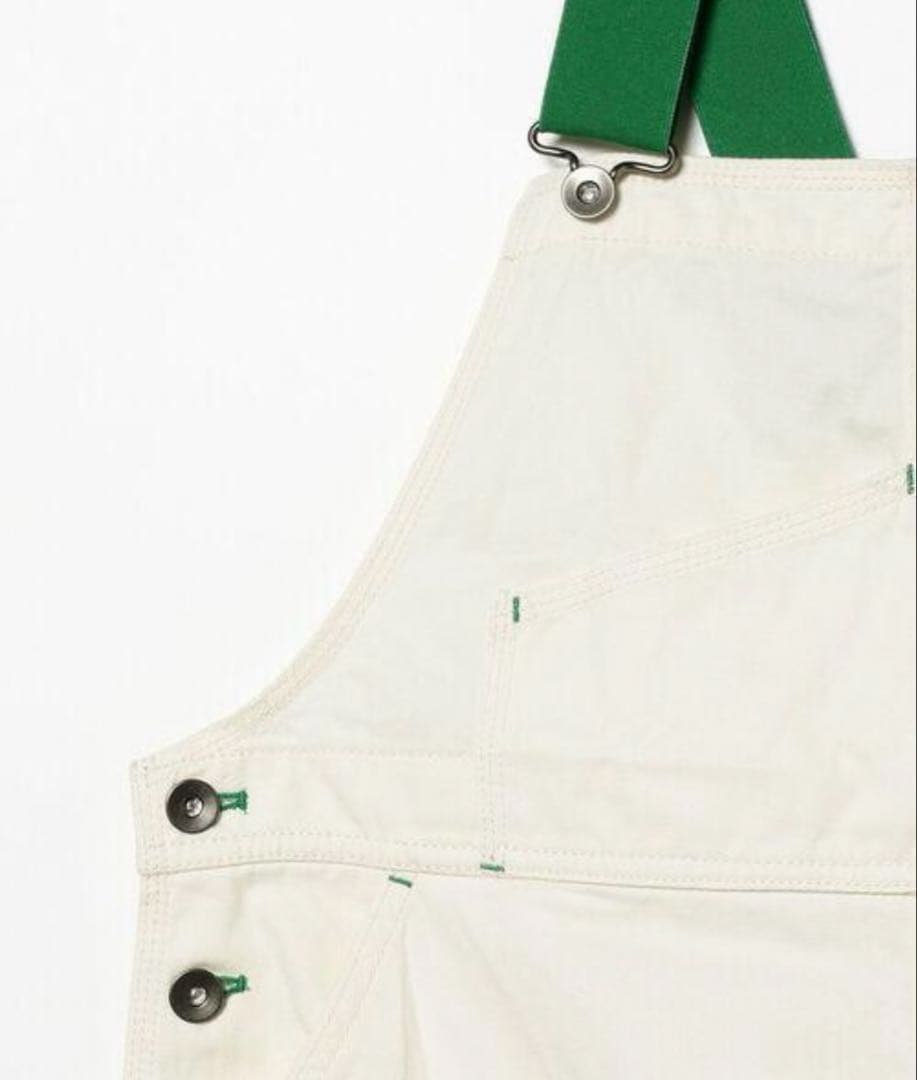 限定お値下げビームスボーイ　アジャスターサロペット　ホワイト