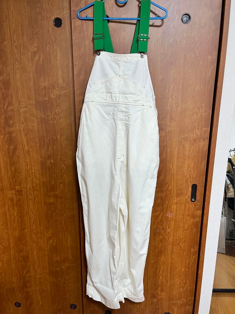 限定お値下げビームスボーイ　アジャスターサロペット　ホワイト