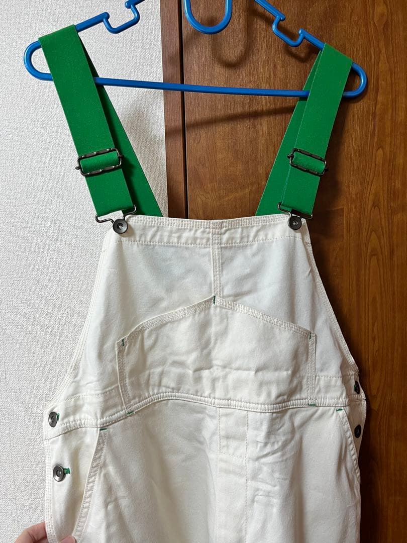 限定お値下げビームスボーイ　アジャスターサロペット　ホワイト