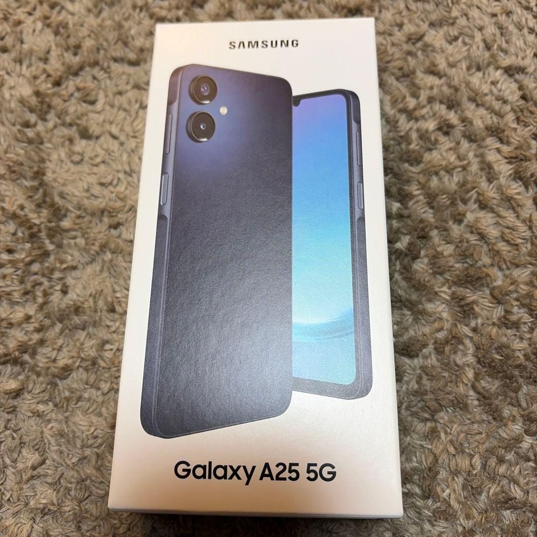 Samsung Galaxy A25 5G 本体と保護フィルム