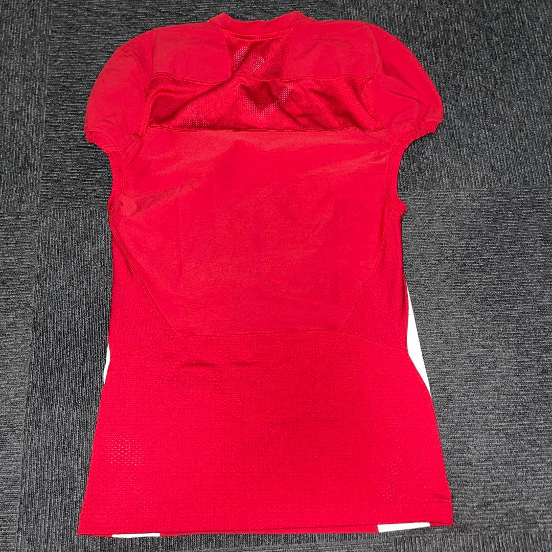 アディダス　メンズ　アメフト　ジャージー　ウェア　Lサイズ　レッド