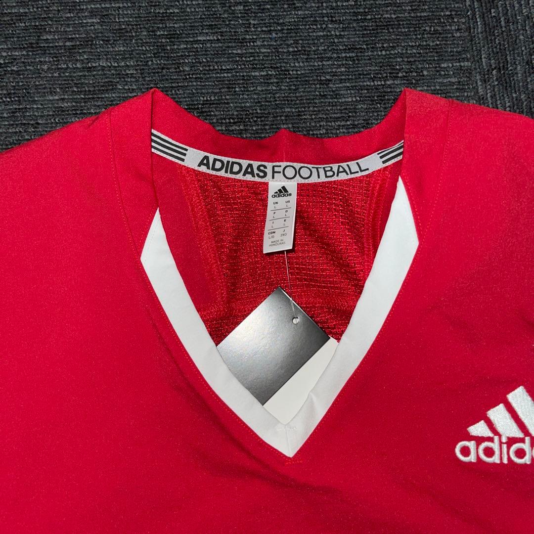 アディダス　メンズ　アメフト　ジャージー　ウェア　Lサイズ　レッド