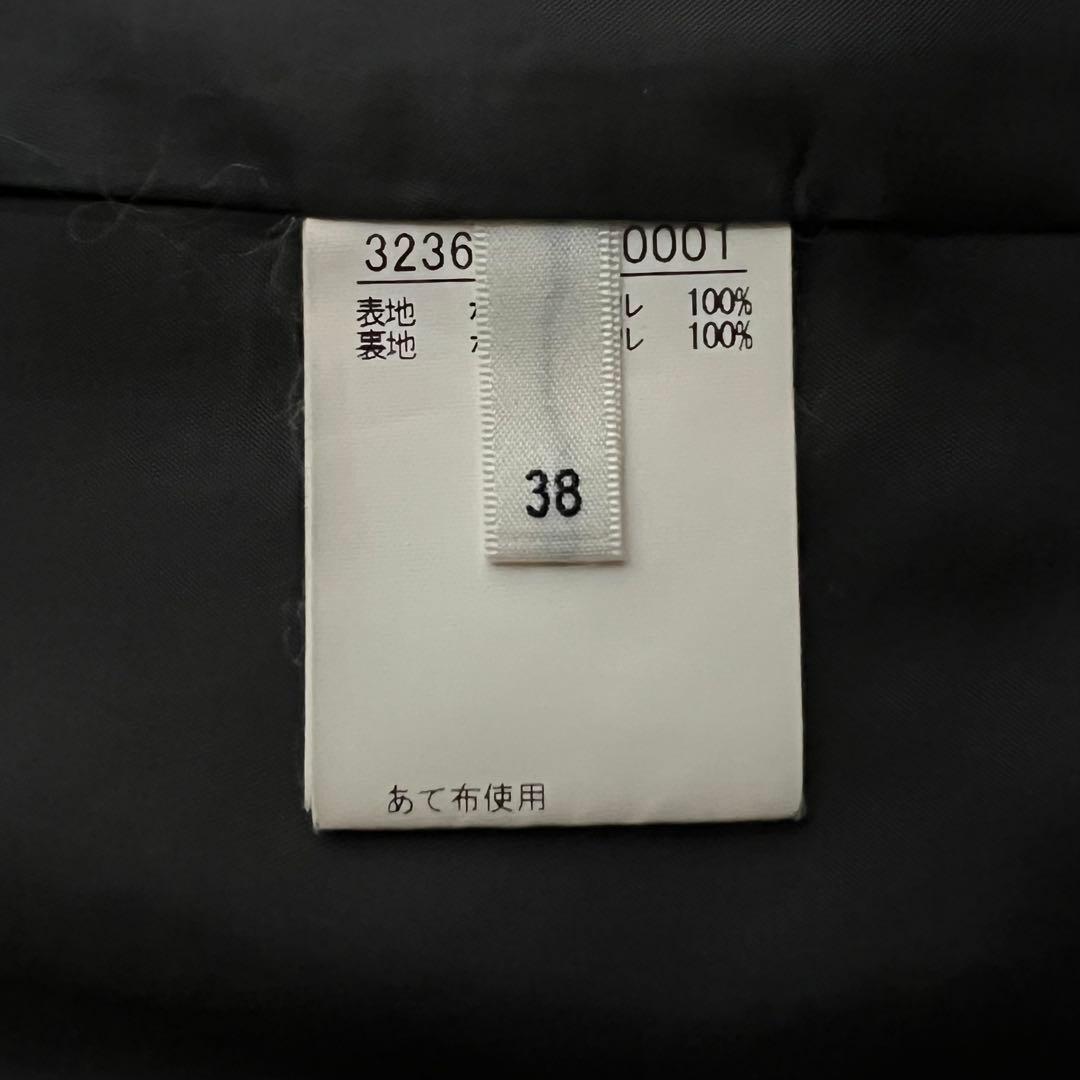 美品 カリテ ノーカラージャケット セレモニー ネイビー 卒業式 入学式