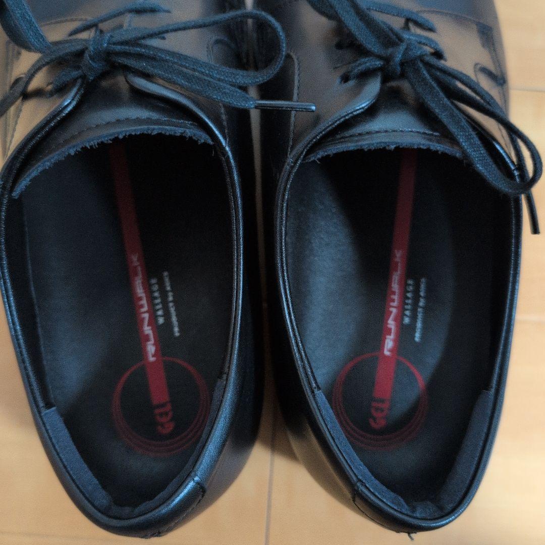 ASICS RUN WALK ブラックシューズ