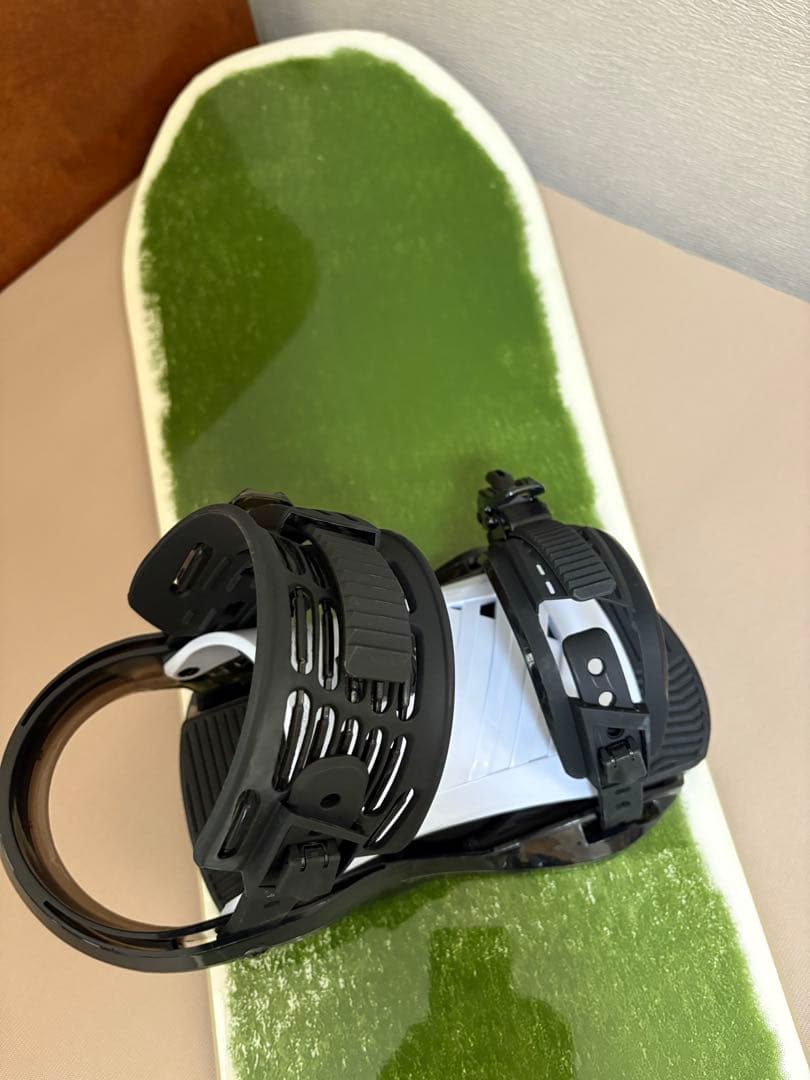 RIDE スノーボード グリーン バインディング付き　ケース付き