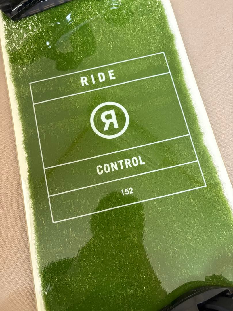 RIDE スノーボード グリーン バインディング付き　ケース付き