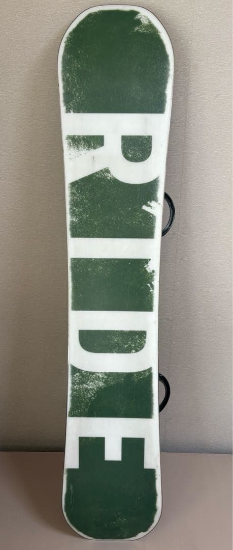 RIDE スノーボード グリーン バインディング付き　ケース付き