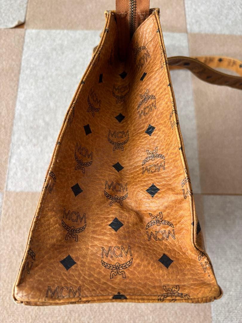 MCMエムシーエムロゴトートバッグヴィセトス柄ヴィンテージ平成