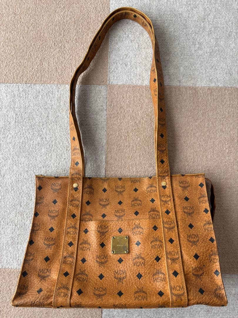 MCMエムシーエムロゴトートバッグヴィセトス柄ヴィンテージ平成