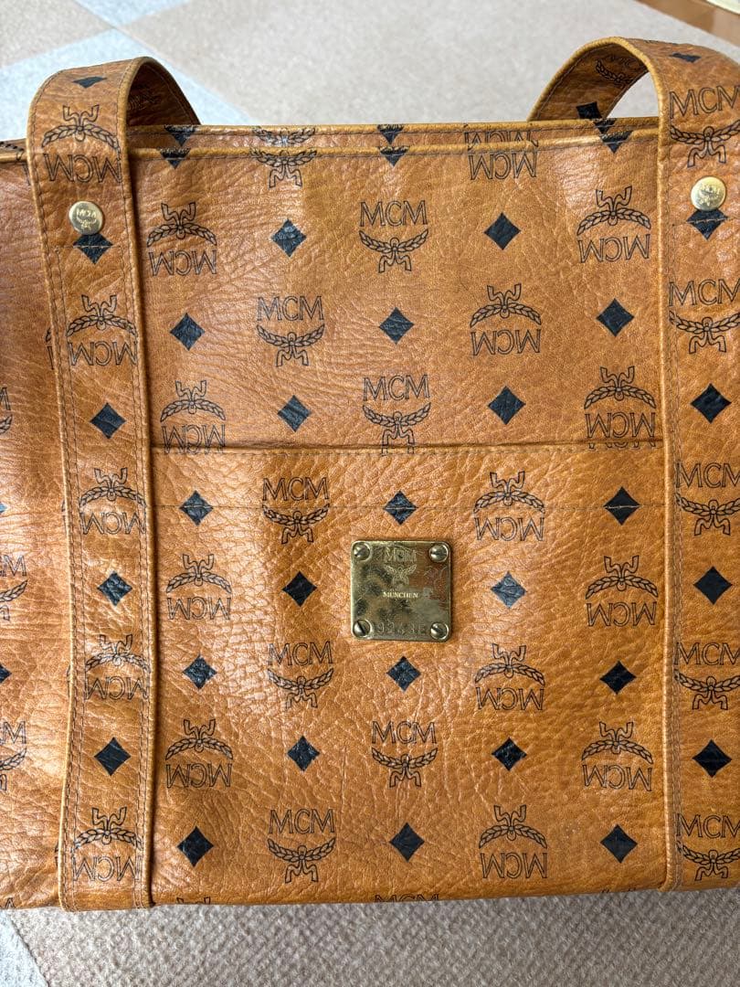 MCMエムシーエムロゴトートバッグヴィセトス柄ヴィンテージ平成