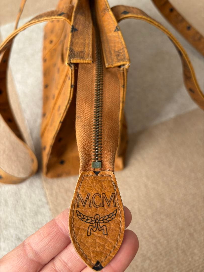 MCMエムシーエムロゴトートバッグヴィセトス柄ヴィンテージ平成