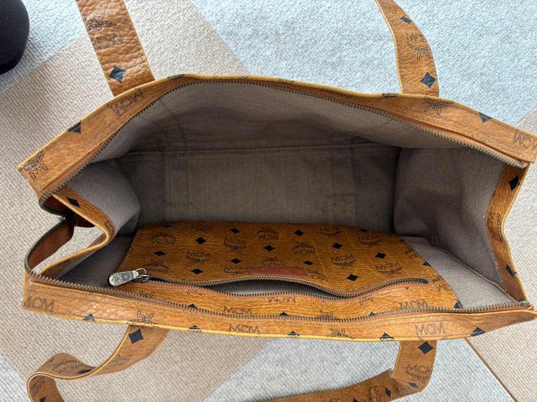 MCMエムシーエムロゴトートバッグヴィセトス柄ヴィンテージ平成