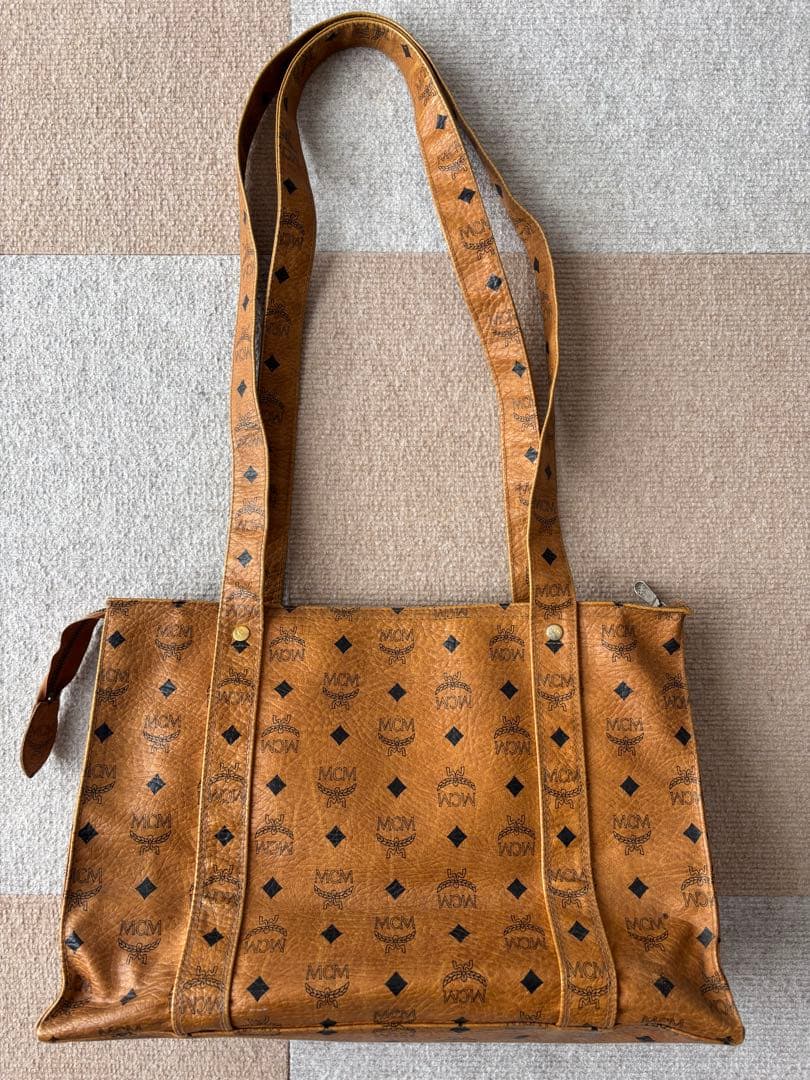 MCMエムシーエムロゴトートバッグヴィセトス柄ヴィンテージ平成