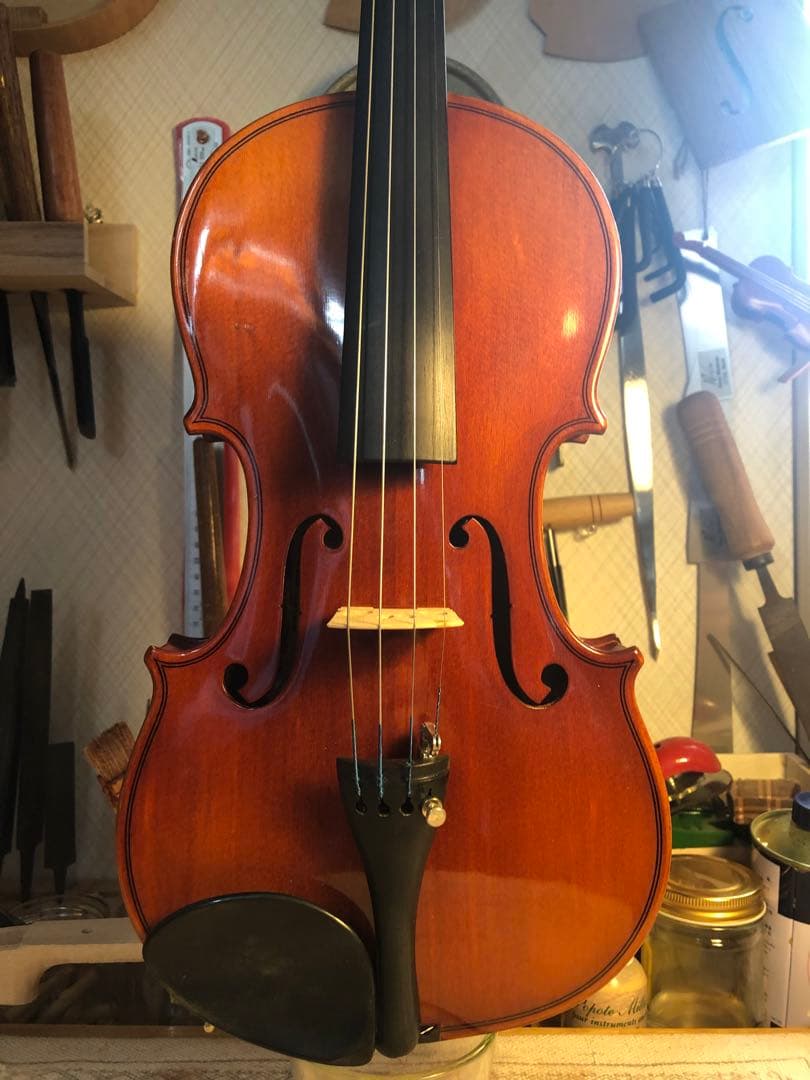 【駒&魂柱調整済】Suzuki分数バイオリンNo200 1/2 2002