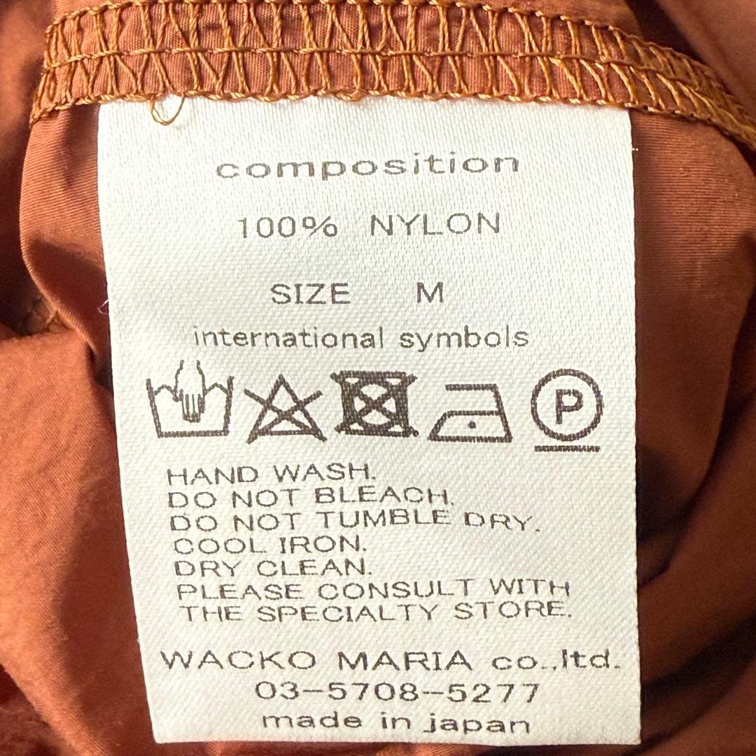 新品同様WACKO MARIA ブラウンMアスレチックショートパンツ