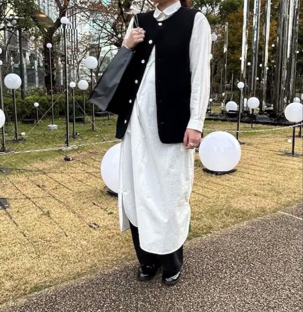 【極美品】H&byPOOL ハンドバイプール シャツワンピース 皆川明 イデー