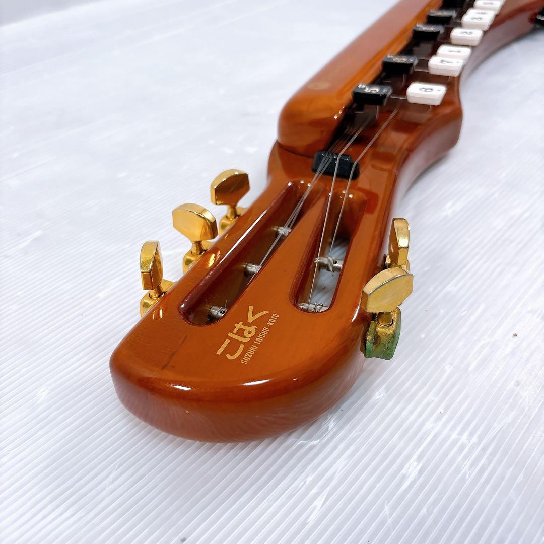 【美品】SUZUKI スズキ 電気大正琴 ソプラノ こはく CHK-1