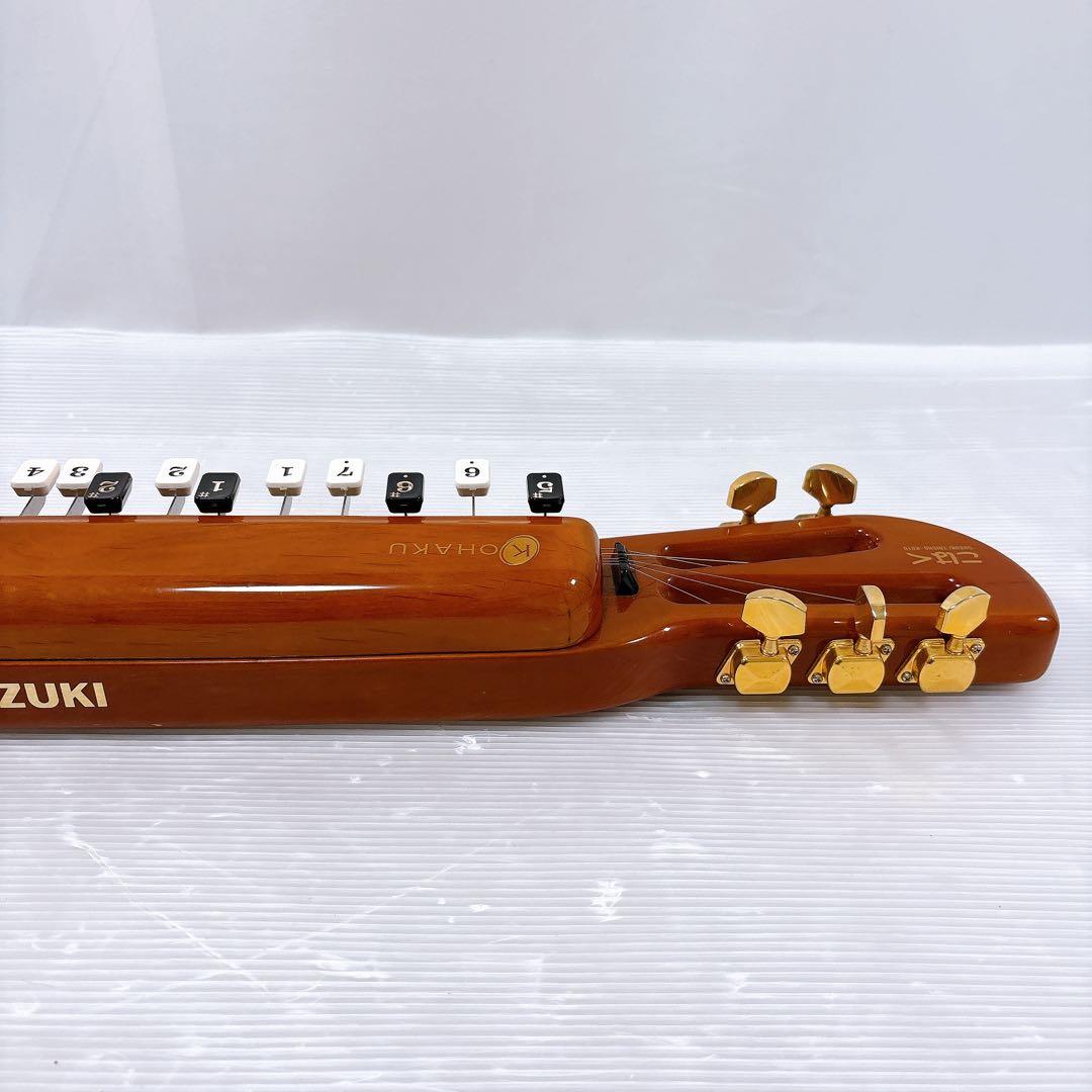 【美品】SUZUKI スズキ 電気大正琴 ソプラノ こはく CHK-1