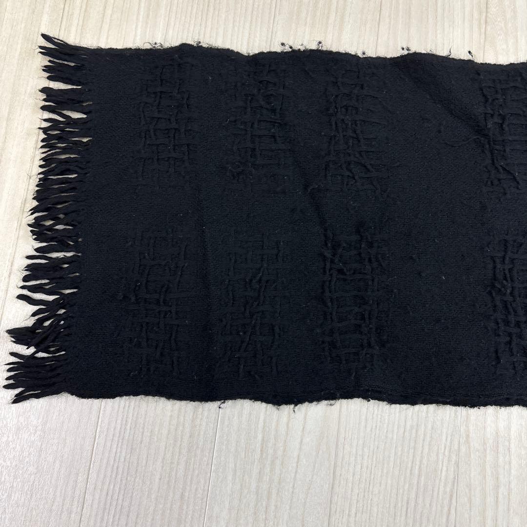 Y's Yohji Yamamoto ブラックマフラー　ARCHIVE オールド