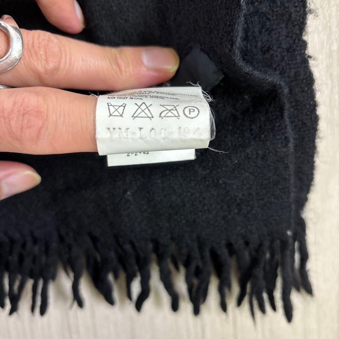 Y's Yohji Yamamoto ブラックマフラー　ARCHIVE オールド