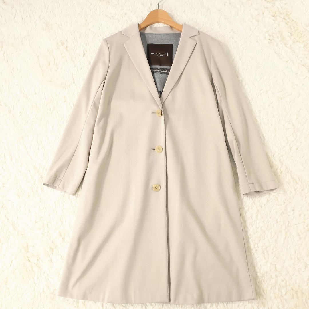 【タグ付き】マッキントッシュロンドン ダブルフェイスレーヨンジャケット ベージュ