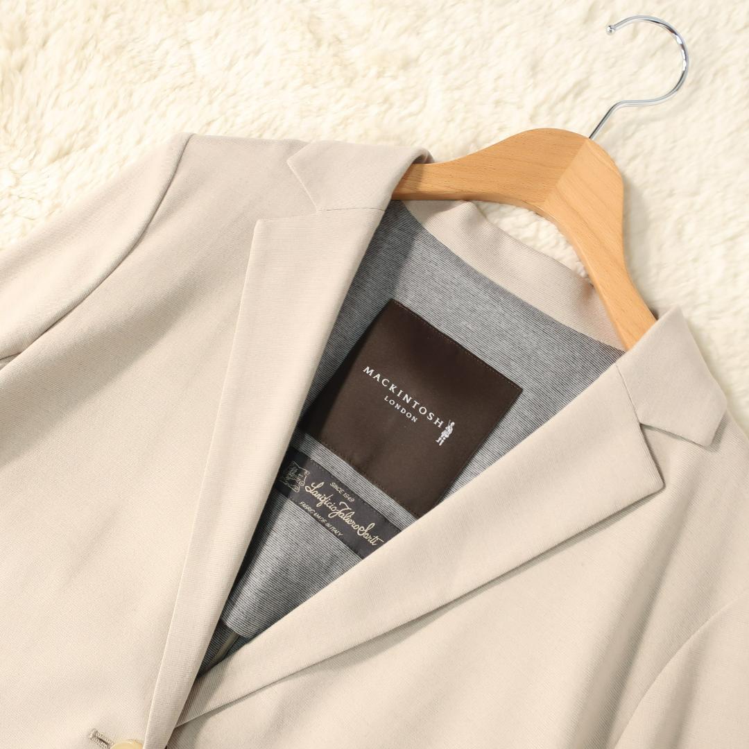 【タグ付き】マッキントッシュロンドン ダブルフェイスレーヨンジャケット ベージュ